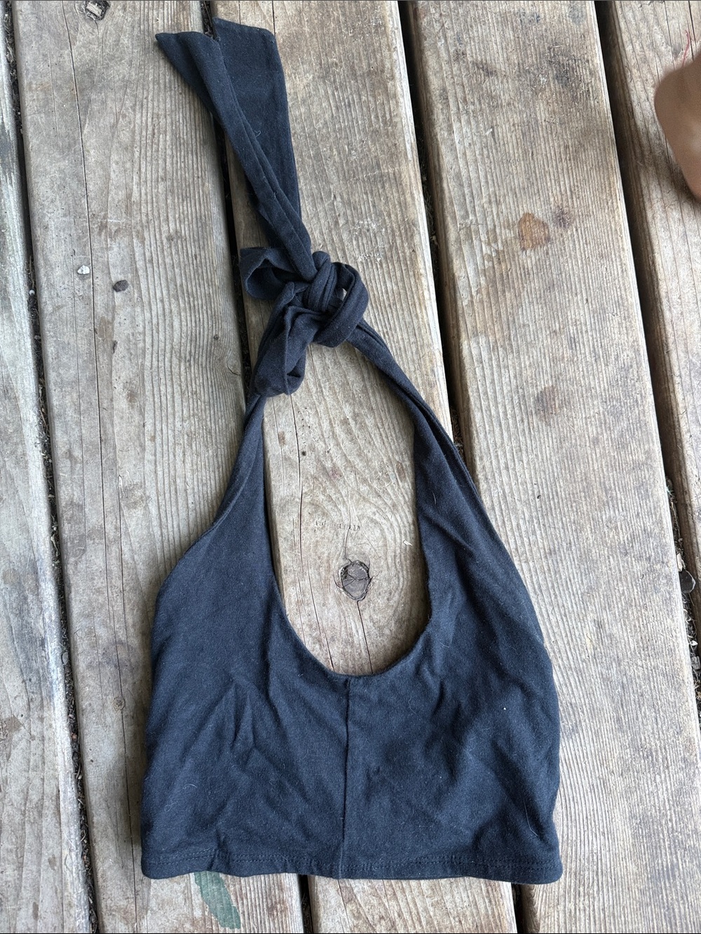 Inamorata black halter top